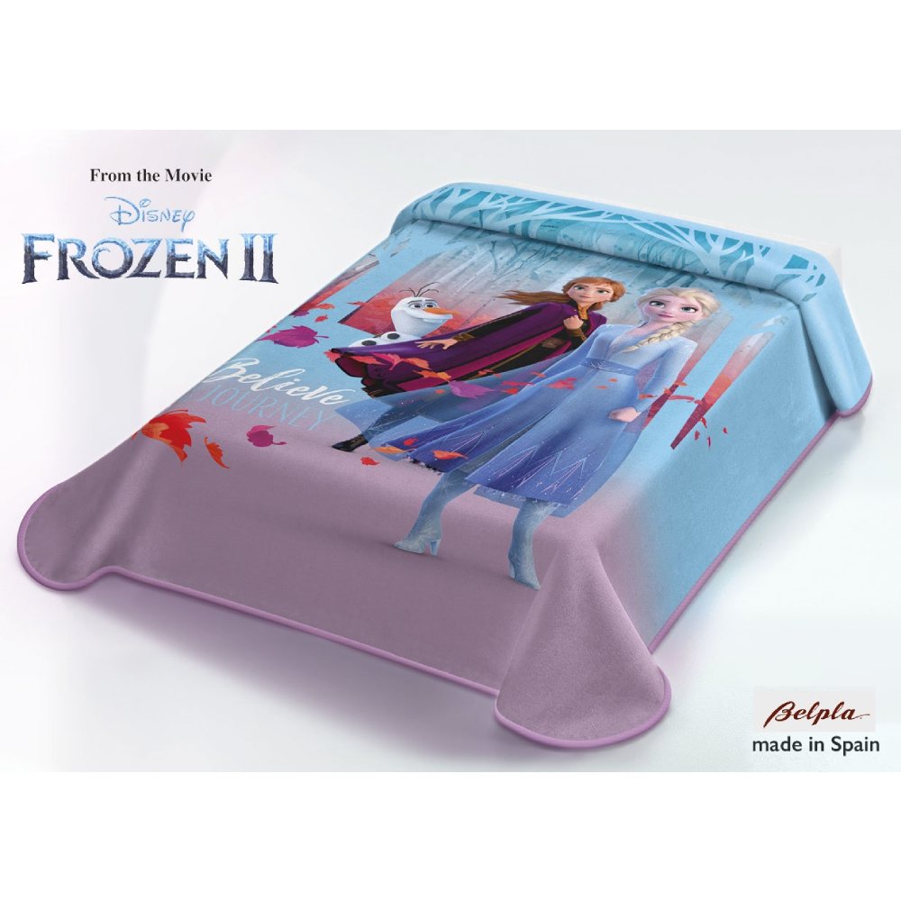 Παιδική Κουβέρτα μονή Frozen ΡΟΖ